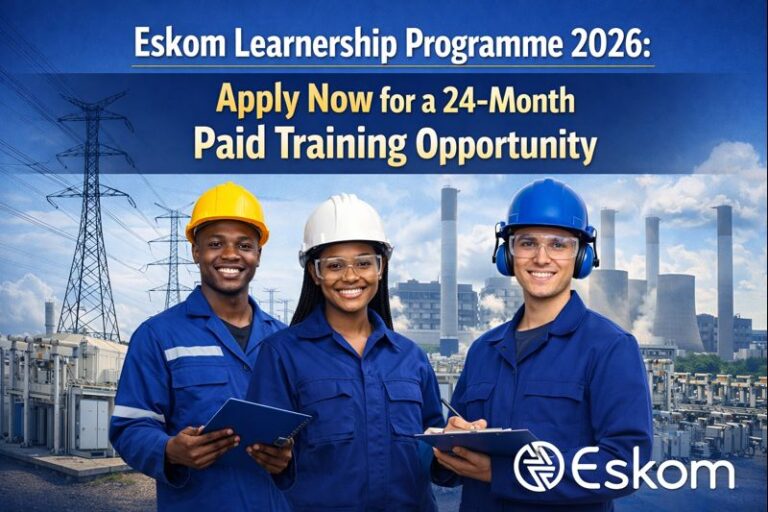 Eskom Learnership Programme 2026 Apply Now for a 24-Month Paid Training Opportunity